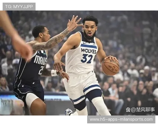 唐斯稳稳接球轻松挑篮，森林狼不断扩大分差